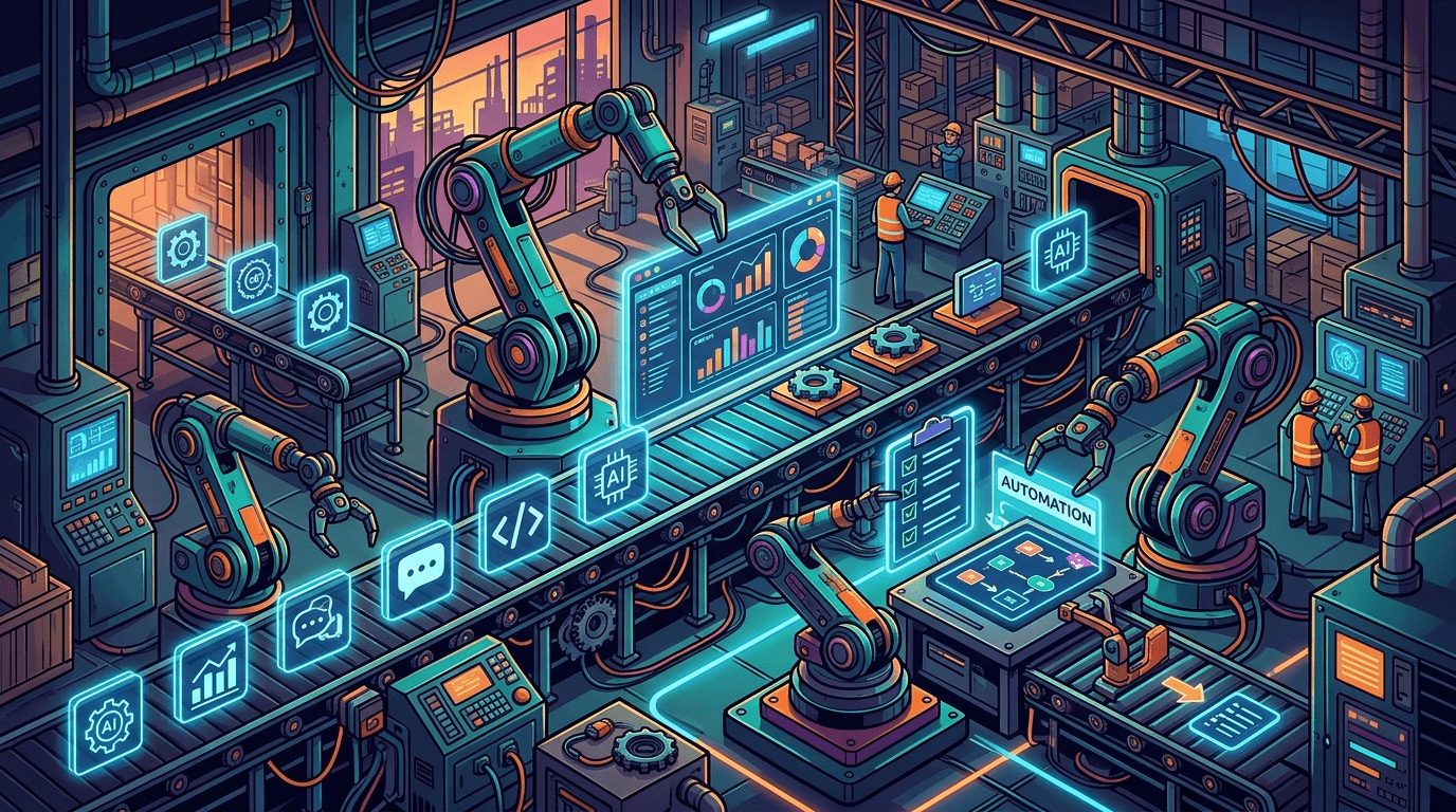 Operaciones con herramientas de IA: Valor, crecimiento y eficiencia para equipos — Portada del blog de IslaIntel sobre inteligencia artificial y automatización