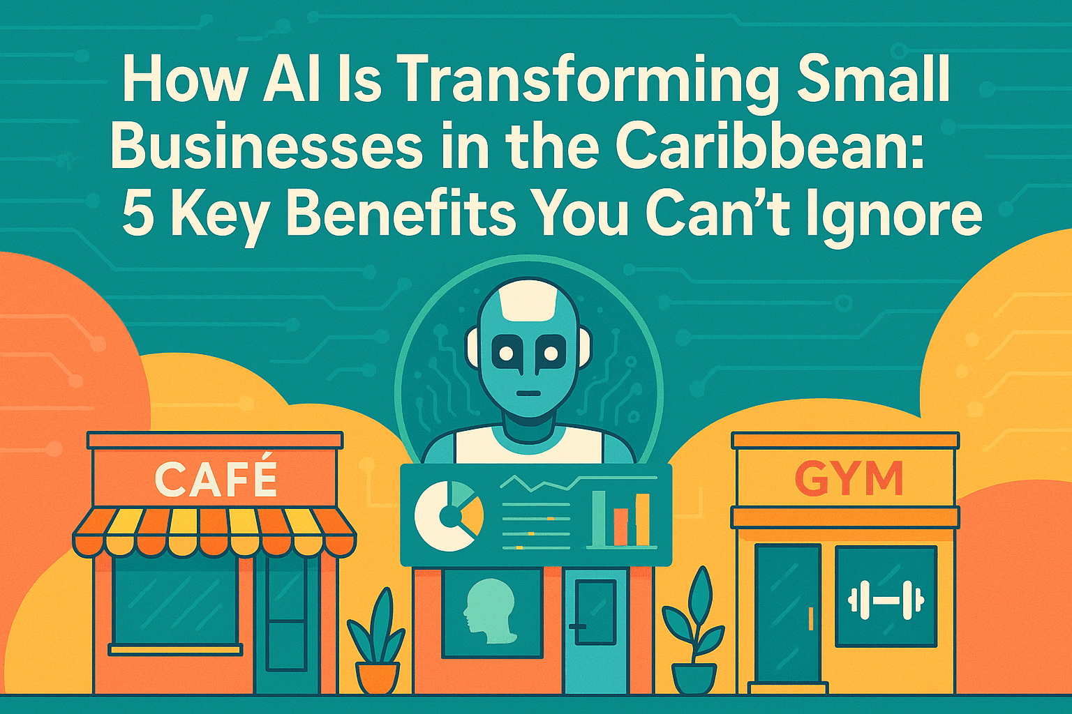 Cómo la Inteligencia Artificial Está Transformando los Negocios en el Caribe: 5 Beneficios Clave que No Puedes Ignorar — Portada del blog de IslaIntel sobre inteligencia artificial y automatización