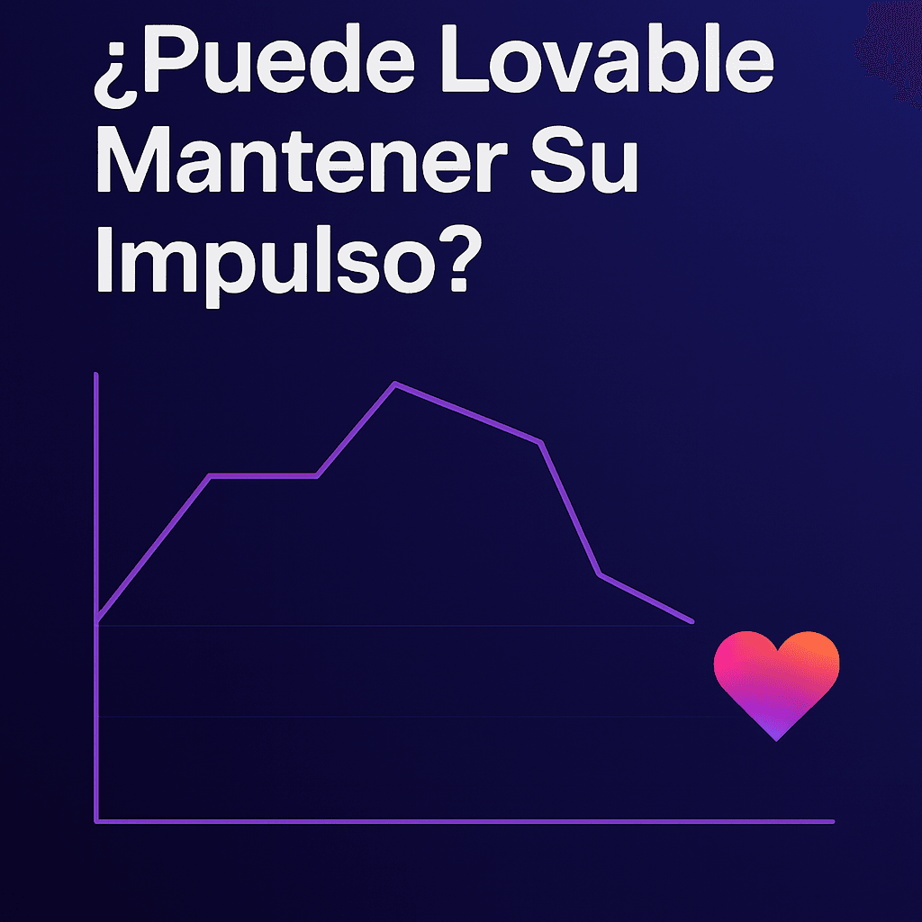 ¿Puede Lovable Mantener su Impulso? El Auge y la Meseta del Vibe Coding